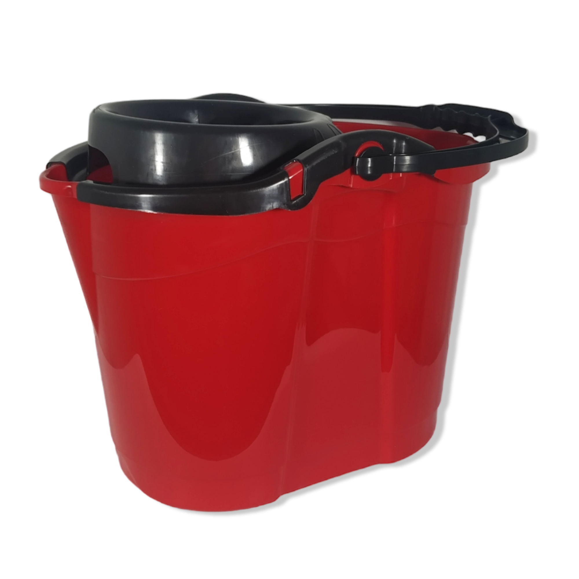 Відро ПОЛІМЕР-ГАРАНТ 14л овальне з віджимом